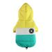 Dog Toddler Girl Winter Cotton Padded Dog Clothes Chest Back Zipper Jacket Pet Clothes Chest Back Traction Set Puppy Girl