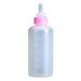 Biplut 60ml Pet Milk Bottle Clear Scale Silicone Nipple Portable Cat Baby Dog Baby Feeding Bottle Pet Supplies (Pink)