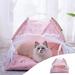 Ikohbadg Indoor/Outdoor Pet Bed for Cats and Dogs - Cozy Enclosed Cave Bed/Tent with Ventilation Suitable for Small Pets Including Puppies