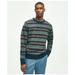 Brooks Brothers Men's Big & Tall Lambswool Archive Intarsia Sweater | Navy | Size 4X