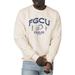 Men's Uscape Apparel Cream Florida Gulf Coast Eagles Premium Heavyweight Crew Neck Sweatshirt