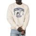 Men's Uscape Apparel Cream Georgetown Hoyas Premium Heavyweight Crew Neck Sweatshirt