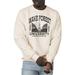 Men's Uscape Apparel Cream Wake Forest Demon Deacons Premium Heavyweight Crew Neck Sweatshirt