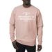 Men's Uscape Apparel Pink Ole Miss Rebels Premium Heavyweight Crew Neck Sweatshirt