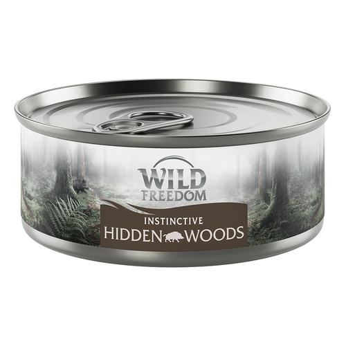 Sparpaket Wild Freedom Instinctive 24 x 70 g - Ergänzungsfuttermittel - Hidden Woods - Wildschwein