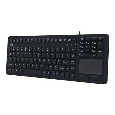 Adesso SlimTouch 270 Ergonomic Full-Size Wired Membrane Keyboard with Touchpad