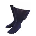 IOMI Mens & Womens Extra Wide Soft Cotton Oedema Socks for Swollen Feet - Blue - Size 9-11 (UK Shoe)