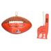 The Memory Company Cleveland Browns Football & Foam Finger Ornament Two-Pack