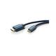 Clicktronic Casual Mini-HDMI-Adapterkabel mit Ethernet, 4K Ultra HD, 3D-TV, ARC, 2m