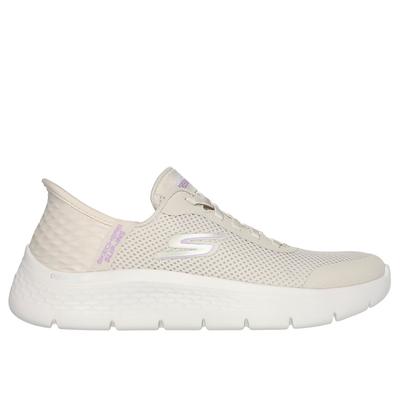 Skechers Women's Slip-ins: GO WALK Flex - Grand Entry Sneaker | Size 6.5 | Off White | Textile/Synthetic | Vegan | Machine Washable