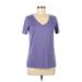 Nike Active T-Shirt: Purple Activewear - Women's Size Medium