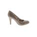 Steve Madden Heels: Gray Shoes - Women's Size 6 1/2