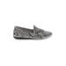 Pedro Garcia Flats: Gray Shoes - Women's Size 37.5 - Almond Toe