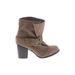 Splendid Ankle Boots: Brown Shoes - Women's Size 8