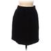 Lou & Grey Casual Skirt: Black Solid Bottoms - Women's Size Medium