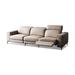 Lilac Garden Tools 104.33" Square Arm Reclining Sofa Polyester in Brown | 30.71 H x 104.33 W x 39.37 D in | Wayfair