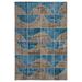 Blue 63" x 91" L Area Rug - Lofy Rectangle Iskece Rectangle 5'3" X 7'7" Wool Indoor/Outdoor Area Rug 91.0 x 63.0 x 0.4 in | 63" W X 91" L | Wayfair