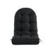 Winston Porter Indoor/Outdoor Seat/Back Cushion Polyester in Black | 4 H x 21 W x 20 D in | Wayfair 516524973C1444E0AF48F173FD8586B7