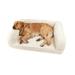 Tucker Murphy Pet™ Sherpa Couch 3-Sides Bumper Style Dog Bed Metal in Brown | 30 H x 40 W x 10 D in | Wayfair F29F9832E19A4025BCEDCEB9BE65858E