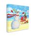 The Holiday Aisle® Snowman On Beach Scene Canvas Wall Art Design By Paul Brent Canvas | 17 H x 17 W x 1.5 D in | Wayfair
