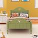 Macaron Twin Size Toddler Bed with Side Safety Rails and Headboard and Footboard