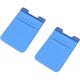 2pcs Stick-on Wallet Double Layer Phone Pouch Phone Back Pocket Cell Phone Mobile Phone Bag Phone Card Pocket Blue Sticker Pocket Wallet Phone Wallet Adhesive Phone Wallet