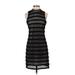 J.Crew Casual Dress - Mini Mock Sleeveless: Black Solid Dresses - Women's Size 00