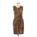 Calvin Klein Casual Dress: Brown Dresses - Women's Size Large