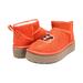 Women's Cuce Orange Cincinnati Bengals Crystal Platform Boots