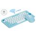 GoolRC Wireless Keyboard and Mouse Combo Ergonomic Compact Silent for Computer and Laptop Suitable for Office Use