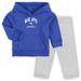 Infant Royal/Heather Gray Toronto Blue Jays Play by Pullover Hoodie & Pants Set