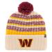 Men's '47 Natural Washington Commanders Tavern Cuffed Knit Hat with Pom