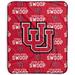 Pegasus Utah Utes 50" x 60" Repeat Wordmark Fleece Blanket