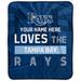 Pegasus Tampa Bay Rays 50" x 60" City Skyline Personalized Fleece Blanket