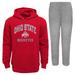 Toddler Scarlet/Gray Ohio State Buckeyes Play-By-Play Pullover Fleece Hoodie & Pants Set