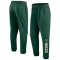 Men's Fanatics Branded Hunter Green Milwaukee Bucks Big & Tall Chop Block Pants