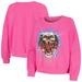 Women's Daydreamer Pink Slayer Electrified Raglan Pullover Sweatshirt