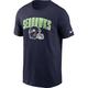 NIKE Herren Fanshirt Seattle Seahawks Nike Essential Team T-Shirt, Größe XL in Dunkelblau