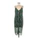 The Fifth Label Casual Dress V-Neck Sleeveless: Green Dresses - Women's Size Medium