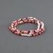 Lucky Brand Pink Beaded Bracelet - Women's Ladies Accessories Jewelry Bracelets in Two Tone