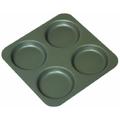 Mermaid Hard Anodised 4 Cups Yorkshire Pudding Tray - Made in England by Samuel Groves