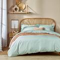 Christy Egyptian Cotton Duvet Cover Sets | Double Bedding Set | Duck Egg Blue Green | 100% Certified Soft Egyptian Cotton | Cool and Crisp Luxury Bed Linen