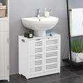 GOTOTOP Modern Double Door Wash Basin Storage Cabinet for Home Use 60 x 30 x 60 cm Bathroom Cabinet Undersink Cabinet