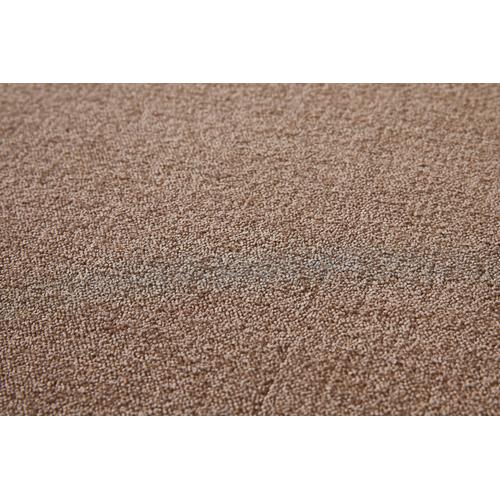 „Teppichboden ANDIAMO „“Schlinge Florenz““ Teppiche Gr. B/L: 400 cm x 400 cm, 0,8 mm, 1 St., braun Teppichboden Uni-Farben, Breite 400 cm, strapazierfähig & robust“