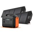 HYRICAN Powerstation "UPP-1800 Kit 1800Watt, 1488 Wh, LiFePO4, tragbarer Akku/Batterie" Akkumulatoren Gr. 32 V, bunt (schwarz, orange) Solartechnik