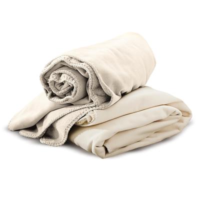 Wohndecke IRISETTE "Cover 8952", beige (natur), B:150cm L:200cm, Wohndecken, kuschelig und weich Image