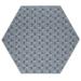 Gray Hexagon 2' Living Room Area Rug - Gray Hexagon 2' Area Rug - Gracie Oaks Ambient Rugs Abstract Indoor/Outdoor Commercial Beige Color Rug, Pet-Friendly, Doorway, Home Décor For Living Room, Entryway | Wayfair