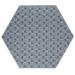 Gray Hexagon 8' Living Room Area Rug - Gray Hexagon 8' Area Rug - Gracie Oaks Ambient Rugs Abstract Indoor/Outdoor Commercial Beige Color Rug, Pet-Friendly, Doorway, Home Décor For Living Room, Entryway | Wayfair