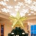 The Holiday Aisle® Tree Topper Lighted Plastic in Yellow | 10.6 H x 9.8 W x 3.7 D in | Wayfair D8F2C1E486B94783B434E7B1A43B3FDA