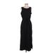 St. John's Bay Casual Dress - Maxi: Black Dresses - Women's Size P Petite